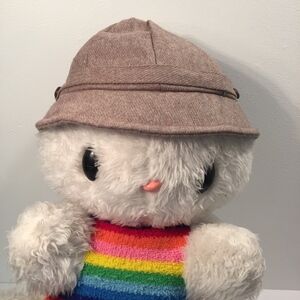 Alfred Sung Cloche Hat Front Strap Wool Blend